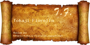 Tokaji Fiorella névjegykártya